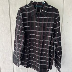 Perry Ellis men’s XXL cotton dressy casual shirt. Spread collar. $80 value. NWT